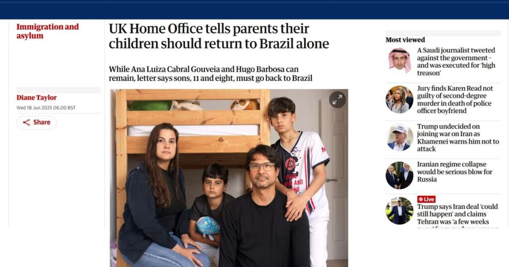 criancas brasileiras no reino