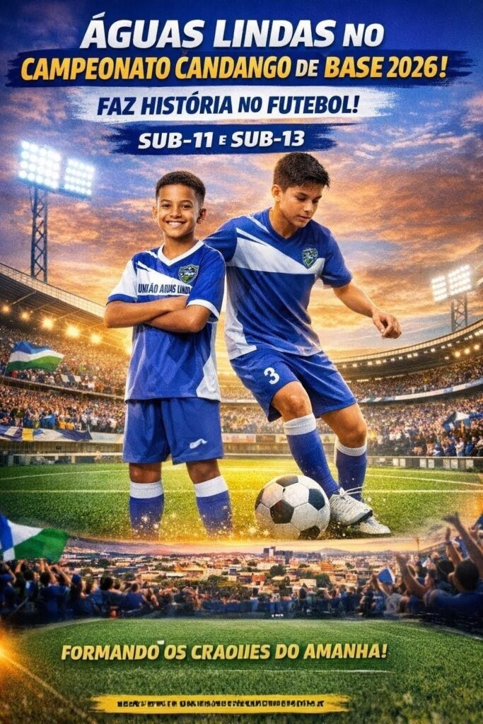Águas Lindas Faz História: Clube Participará do Campeonato Candango de Futebol de Base 2026