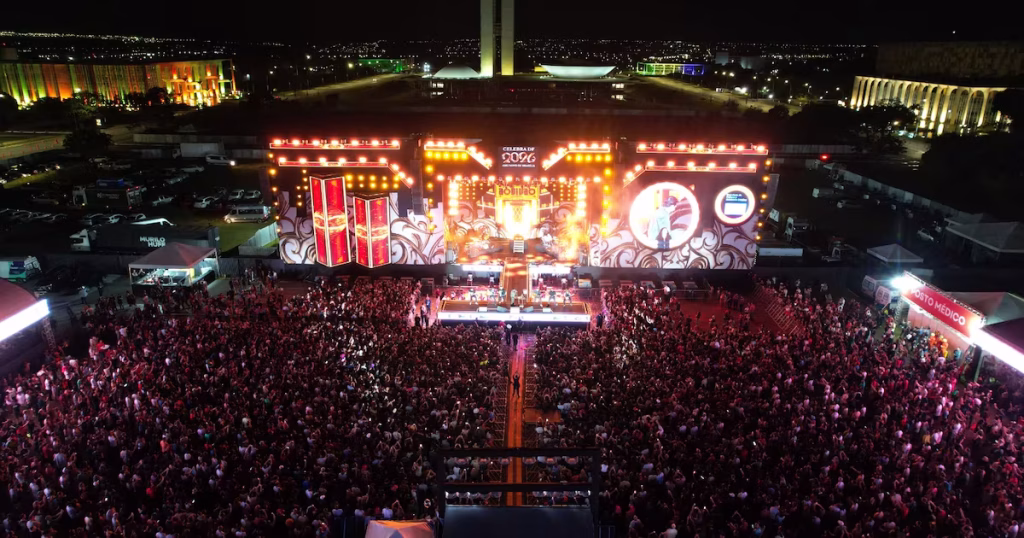 Réveillon no Distrito Federal: Celebrações Reúnem Mais de 400 Mil Pessoas na Capital