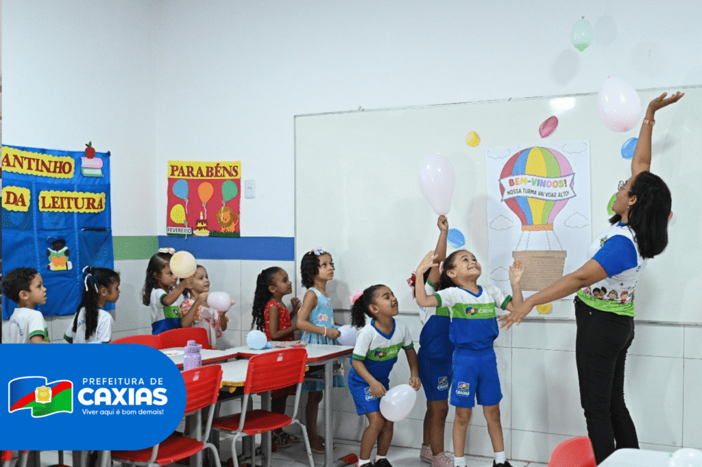 Caxias Recebe Mais de 26 Mil Estudantes em Retorno às Aulas na Rede Municipal Caxias Recebe Mais de 26 Mil Estudantes em Retorno às Aulas na Rede Municipal