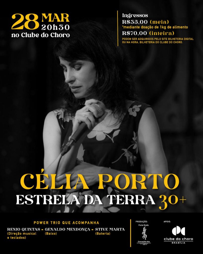 Célia Porto Comemora 30 Anos de Carreira com Show Inesquecível em Brasília