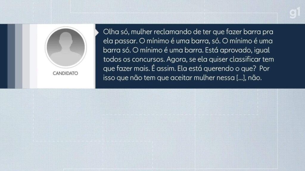 Misóginia nos comentários expõe preconceito em concurso do CBMDF