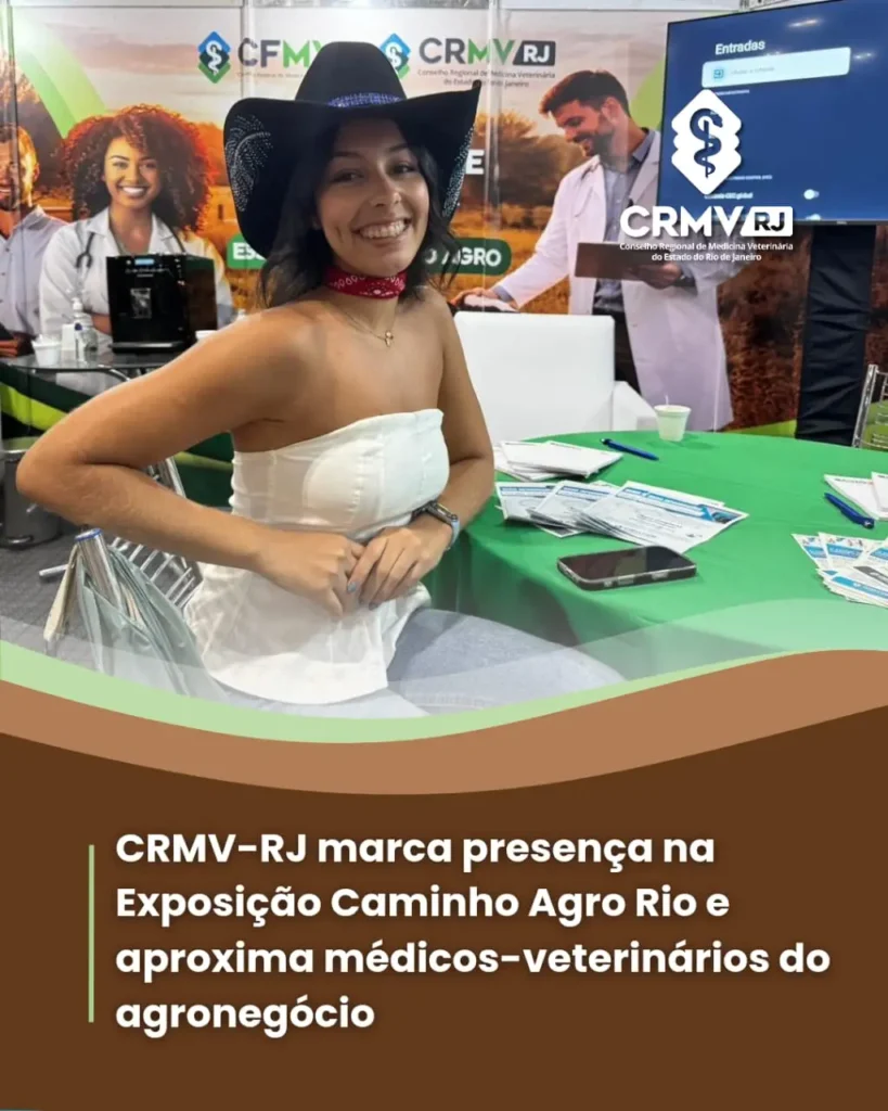 CRMV-RJ Fortalece Laços com o Agronegócio na Exposição Caminho Agro Rio