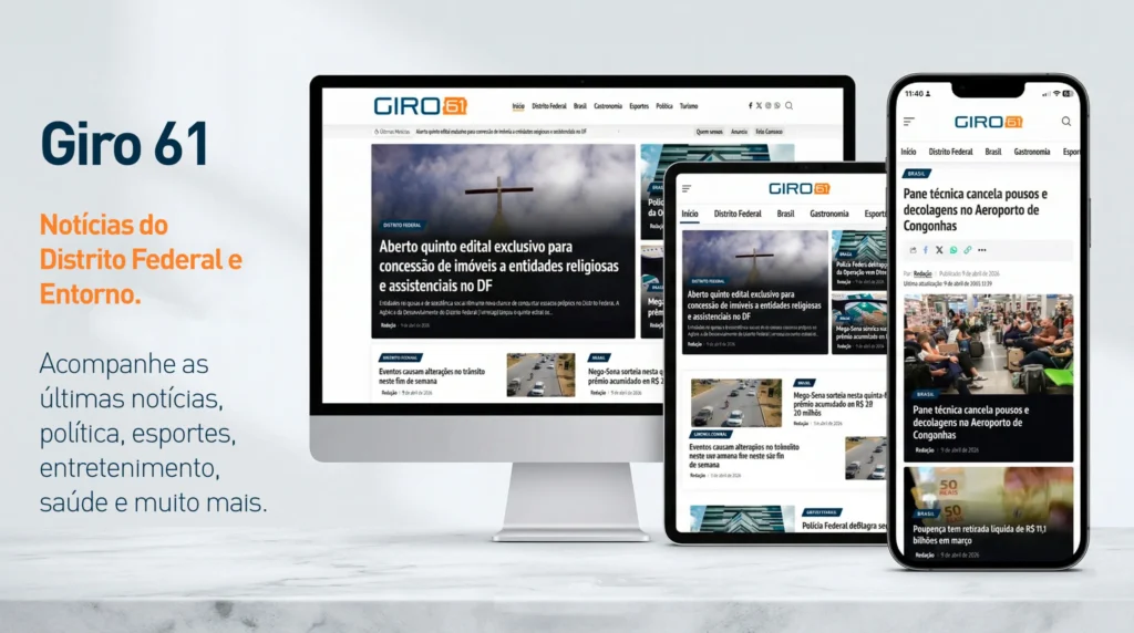 Giro61: Novo Portal Revoluciona a Comunicação Digital no Distrito Federal Giro61: Novo Portal Revoluciona a Comunicação Digital no Distrito Federal