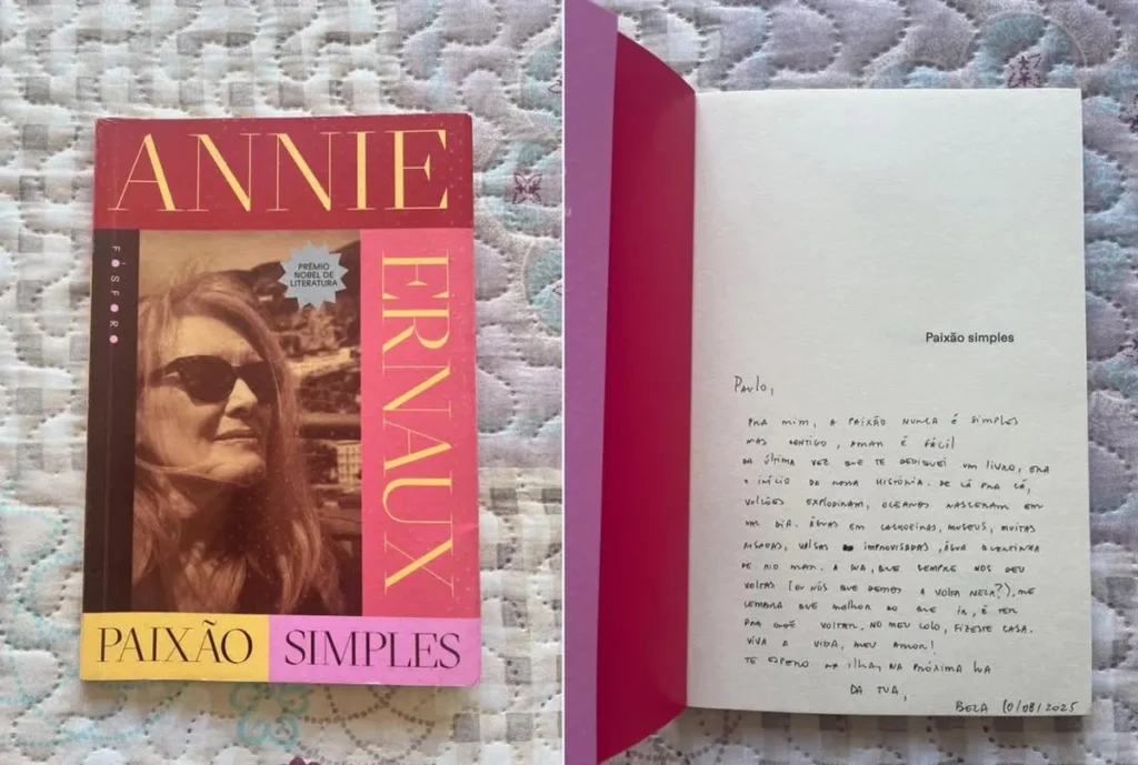 Projeto Celebrando Dedicatórias de Livros: 'São Duas Histórias em Uma'