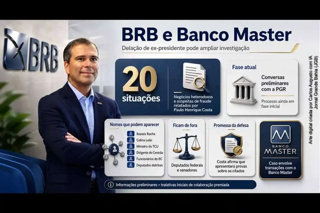 Delação de Paulo Henrique Costa Pode Aumentar Pressão Política no Caso Banco Master