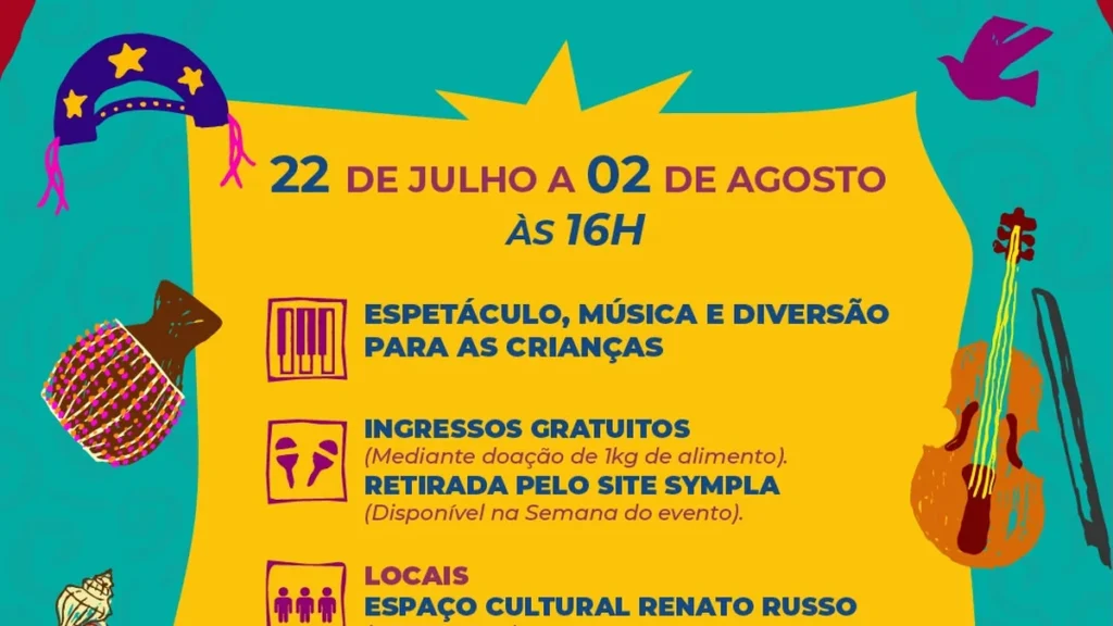 Festival EM CANTOS reúne música e brincadeiras em Brasília com programação para crianças Festival EM CANTOS reúne música e brincadeiras em Brasília com programação para crianças