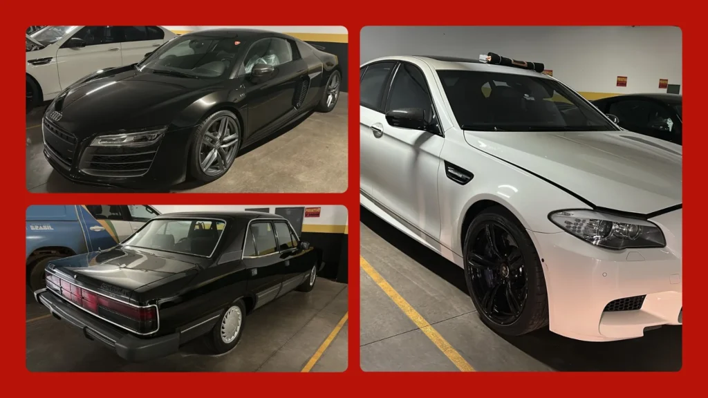 PF apreende novamente carros de luxo ligados ao Careca do INSS em Brasília PF apreende novamente carros de luxo ligados ao Careca do INSS em Brasília